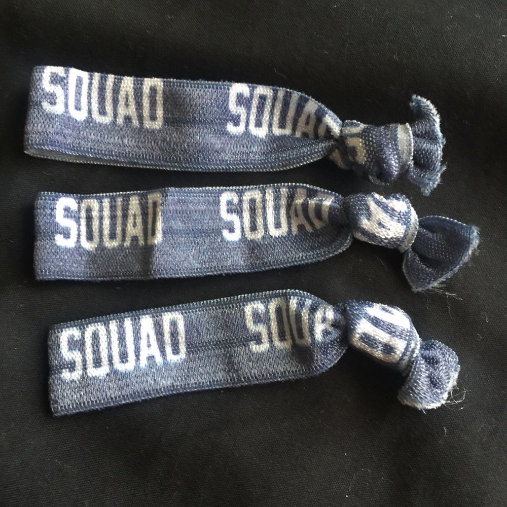 Private Party “Squad” - Hair Ties, Dark Gravy/Navy